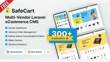 Safecart Multi-Vendor Laravel eCommerce platform script download | Safecart php script free download