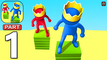 Dash Race 3D - Gameplay Walkthrough Part 1 Stickman Dash Race Stack IO (Android,iOS)