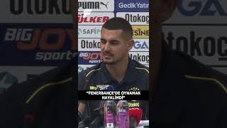 Levent Mercan Fenerbahçede Oynamak Benim Hayalimdi Çe