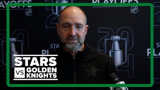 Pete DeBoer | Stars- Golden Knights Game 4 pregame comments