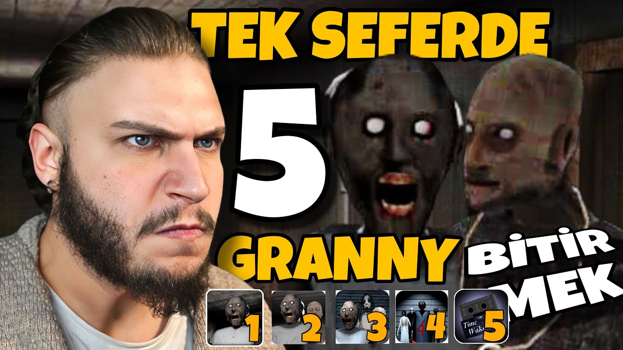 TEK VİDEODA 5 GRANNY OYUNU BİTİRMEK