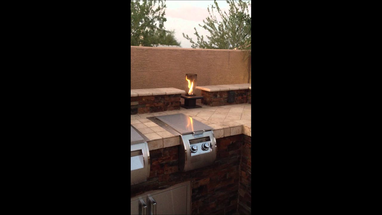 Automation Of Allure Fire Pit Venturi Flame Sedona Youtube