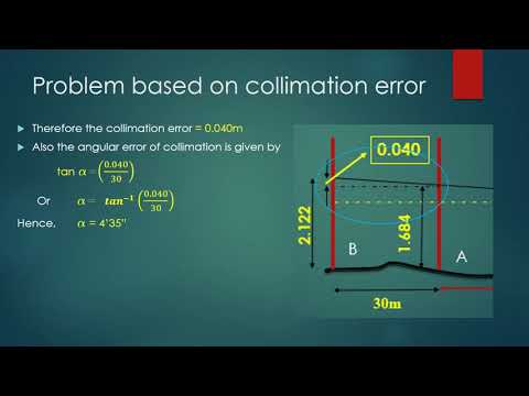 collimation error- error due to curvature and refraction - distance to visible horizon