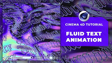 🌈LEARN TO CREATE A MESMERIZING COLORFUL FLUID TEXT ANIMATION 🌈 - 2# Cinema 4D Tutorial For Beginner