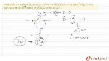 How does an ice-skater, a ballet dancer or an acrobat take advantage of the