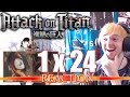 Attack on Titan: Season 1 - Episode 24 REACTION "TRAPPED AGAIN?!"