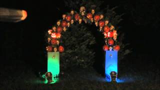 Halloween 2013 The Fox Pumpkin Arch light show