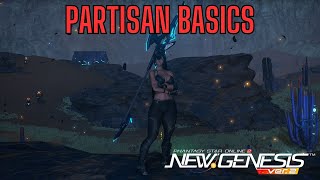 [PSO2 NGS] Class Weapon Basics (Partisan)