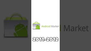 Google Playstore Logo Evolution Historical Logos #shorts #android #samsung #google #playstore #tech