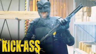 Big Daddy Lays Seige To A Mob Warehouse | Kick-Ass