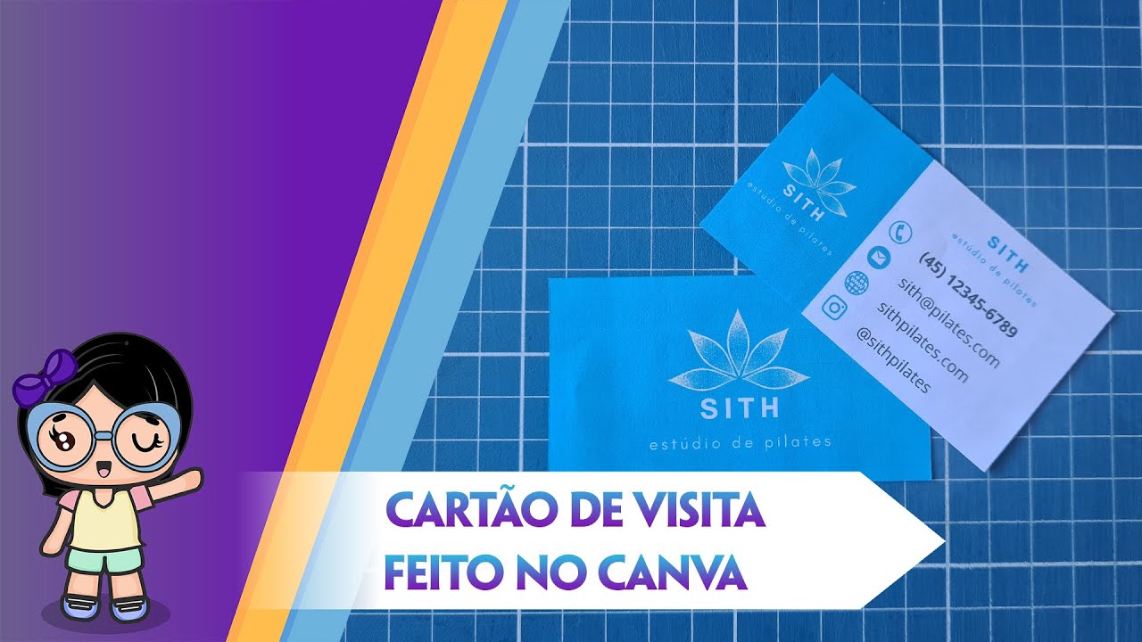 Passo a Passo Cartão de Visita no Canva (Frente e Verso) - YouTube