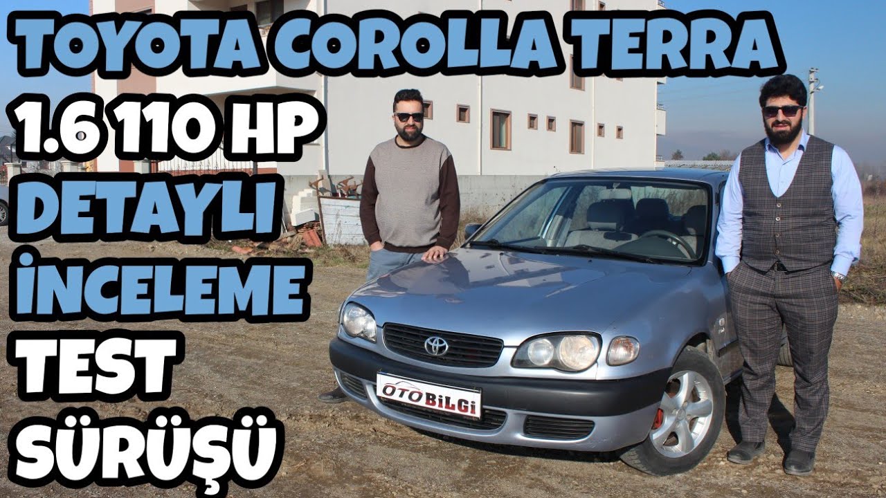 Toyota Corolla Terra Test Surusu 2000 1 6 110 Hp Oto Bilgi Youtube
