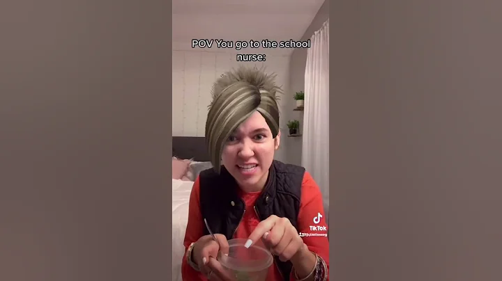 POV you go to the school nurse: