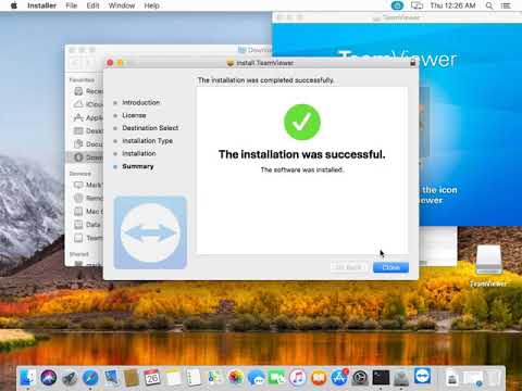 how to download and install teamviewer in mac