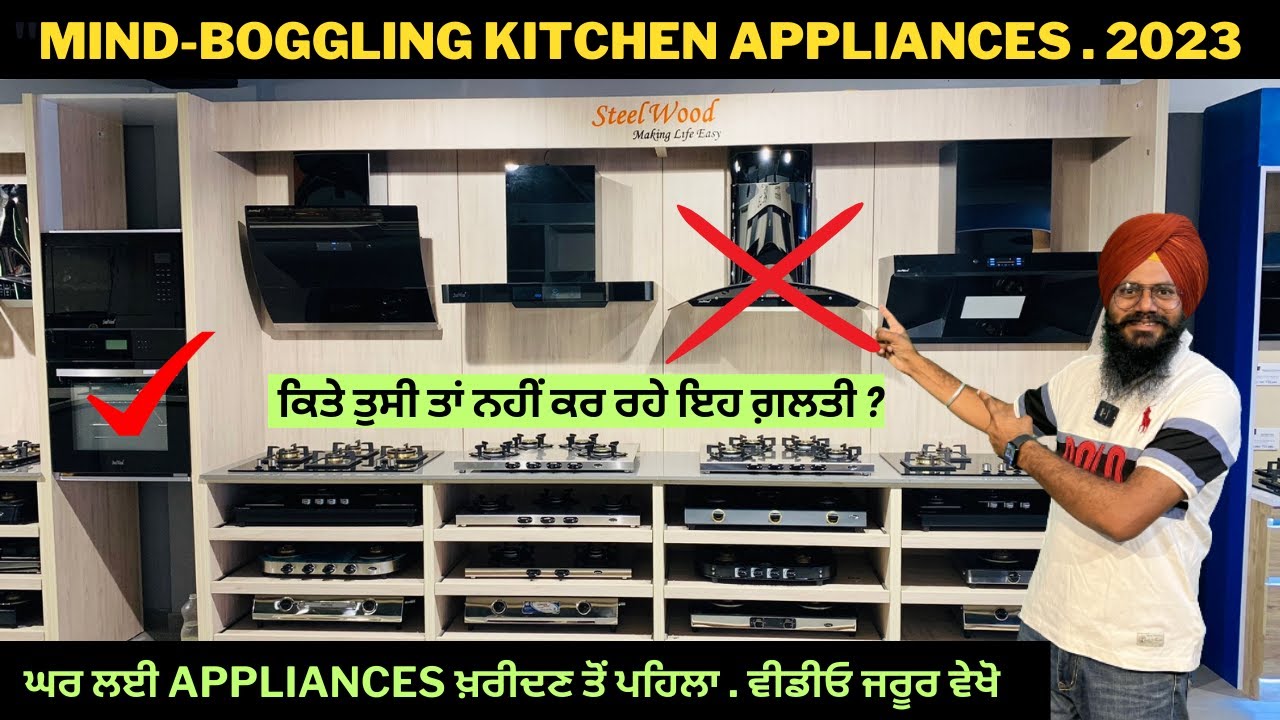 Top 10 Kitchen Appliances of 2023 Steel wood modular kitchen