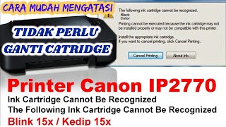 Cara reset printer canon ip 2770 Service To Point