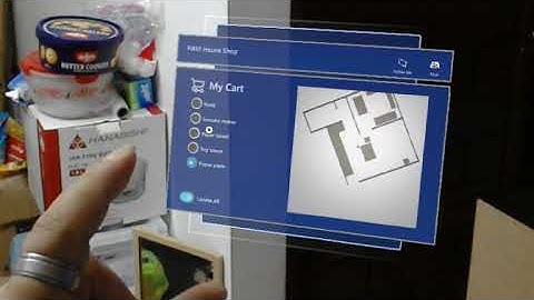 HoloLens Indoor Navigation App V1.0 RAW Video