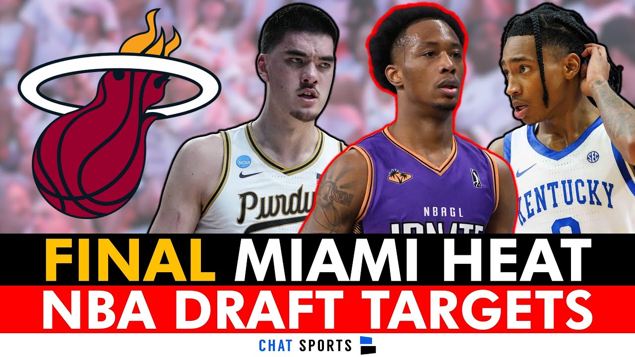 FINAL Miami Heat Draft Targets With #15 Pick Ft. Ron Holland & Devin