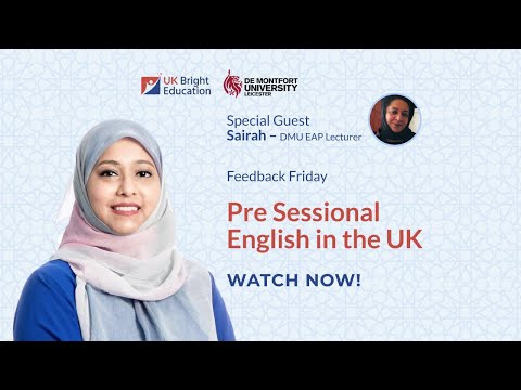 Pre Sessional English in the UK - Feedback Friday