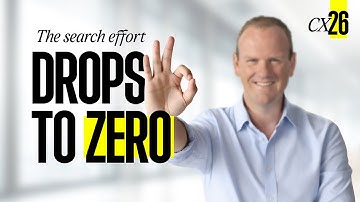 Because of AI: The Search Effort of the Customer will drop to ZERO