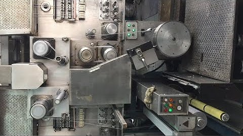 BCF spinning machine working process