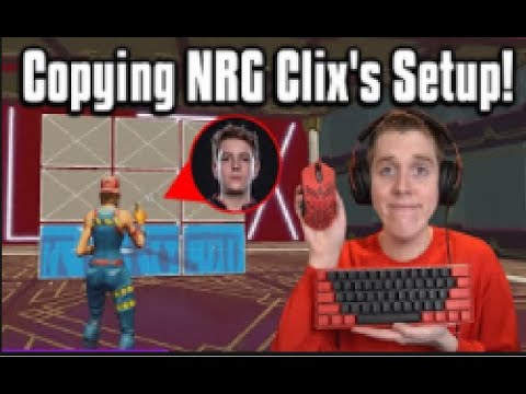 Trying NRG Clix's Setup In Arena! Fortnite Battle Royale - YouTube