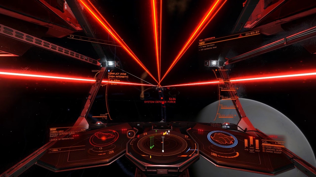 Elite Dangerous Krait Beams!!! YouTube