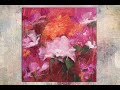 Spontaneous abstract floral painting  tutorial acrylic paintingmariarthome
