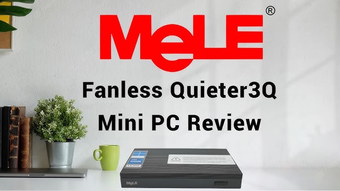 MeLE Quieter 3Q Fanless Mini PC N5105 Windows 11 Pro Small Desktop Com