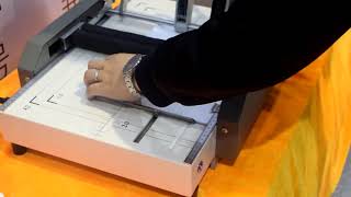 Famous SBM-A3 high quality manual booklet maker and folding machine for office and school use Wealth