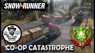 Snowrunner Co op Catastrophe with the Diff-lock Warrior
