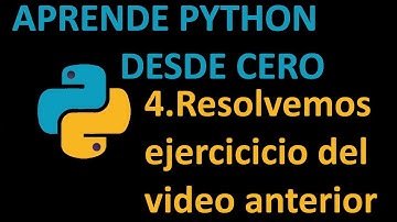 Curso Python desde cero. 4.Practicando con operadores aritméticos y expresiones