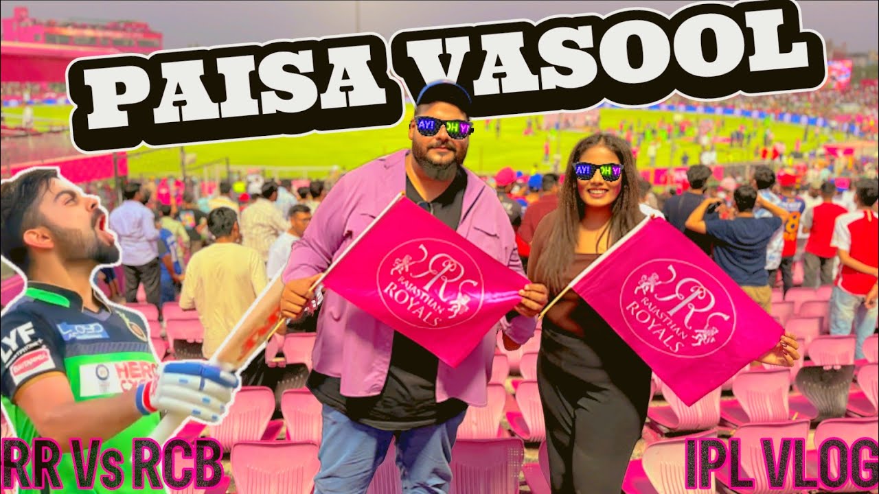 IPL 2025 || RR vs RCB Match VLOG || The King kohli Show👑 || SMS STADIUM JAIPUR🏏