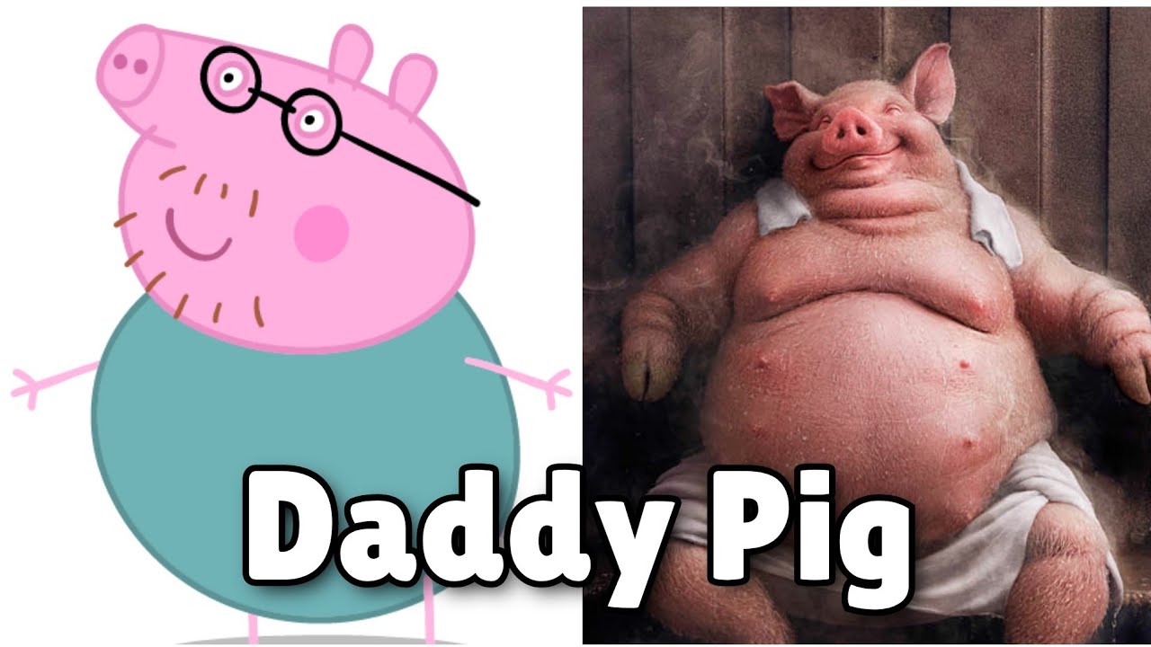 โหลดการ์ตูน  2022 New  Funny Peppa Pig Characters in Real Life | REALife