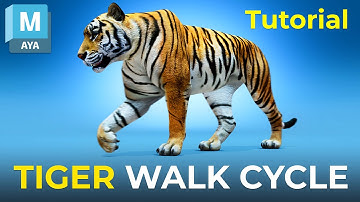 Tiger Walk Cycle
