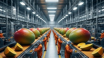 Inside the Mango Processing Factory | From Fresh Harvest to Final Product (Full Process)
