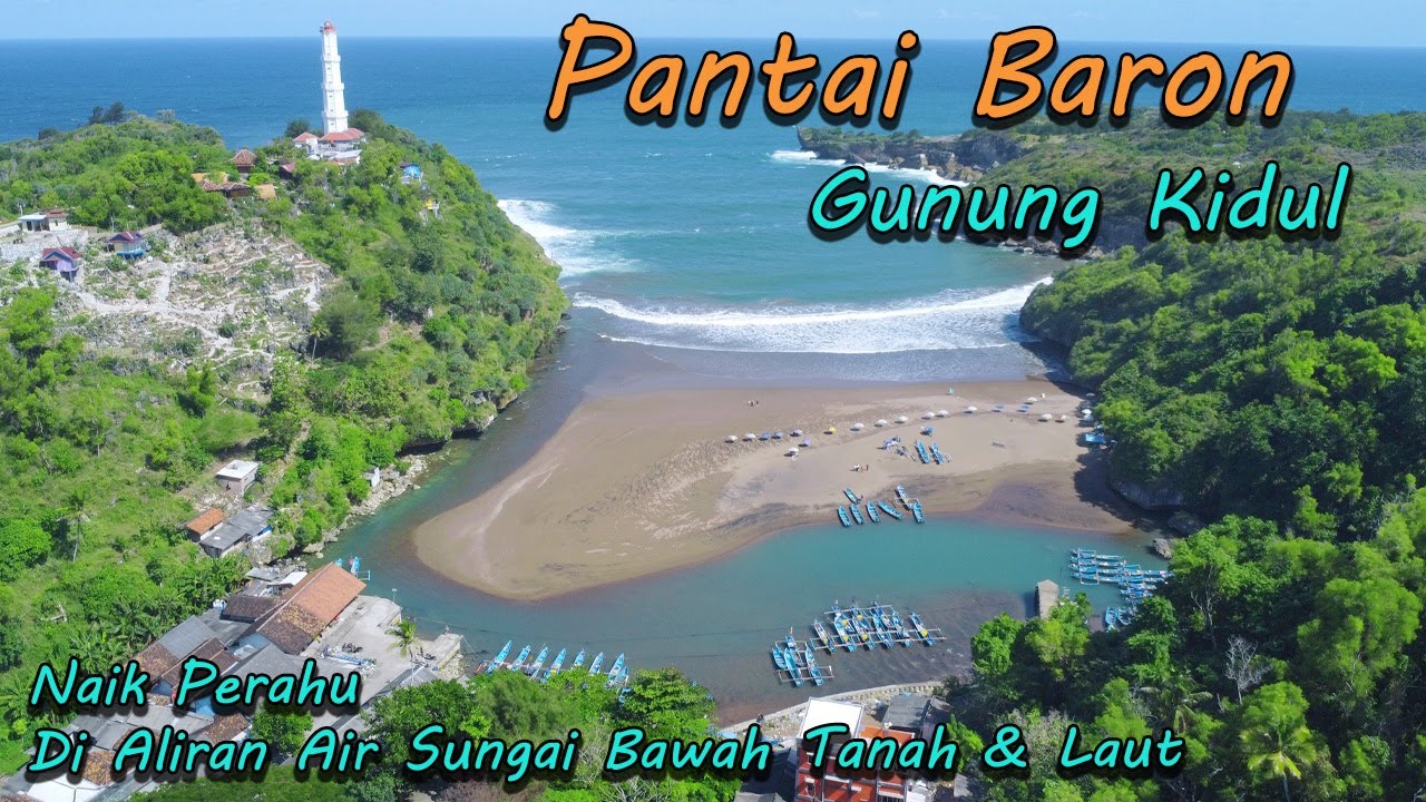 View Keren Pantai Baron Rekomendasi Wisata Pantai Terbaik Gunungkidul Yogyakarta