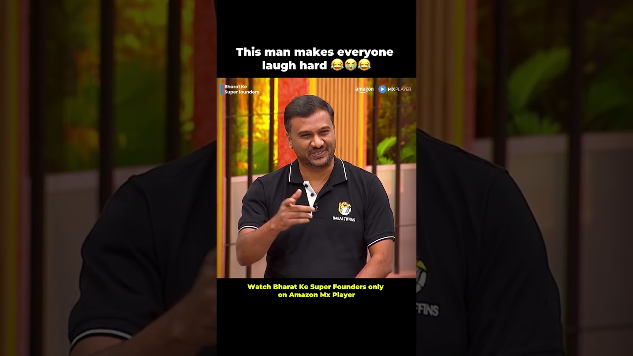 This man makes everyone laugh hard #BharatKeSuperFounders #AmazonMXPlayer #WatchFree