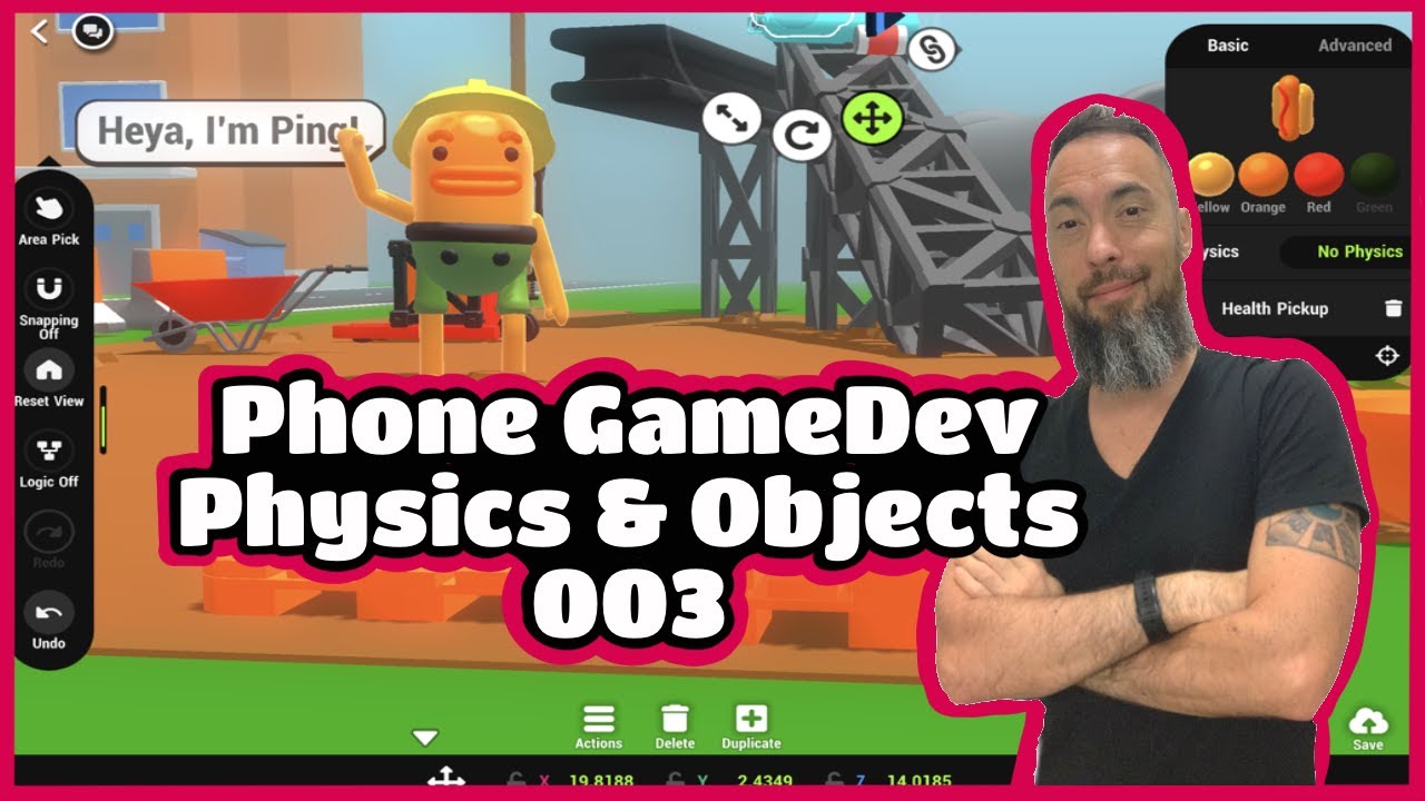 Phone Game Dev : Physics & Objects 003 - YouTube