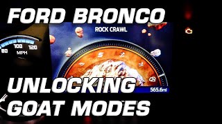 Celebrity 2021 Ford Bronco Unlocking GOAT Modes | Bronco How To | IAG Performance Wealth