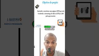 Quer aprender fazer este projeto com ESP32 CAM? - Robótica com Inteligência Artificial
