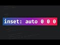 Simpler positioning with inset and auto