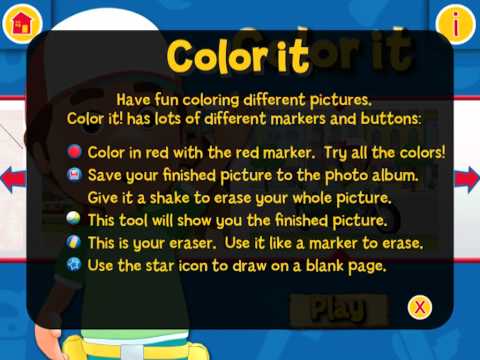 Handy Manny Color It | Top Kids Apps