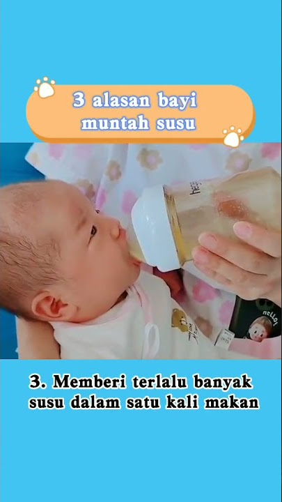 Penyebab bayi muntah susu/ gumoh
