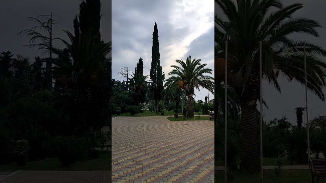 Гуляем по территории отеля Амза Парк