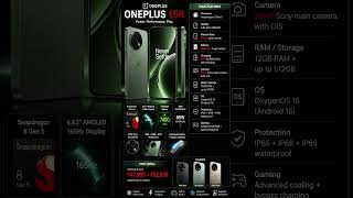 OnePlus 15R 🔥 165Hz Display + 7400mAh Battery 😳 #shorts