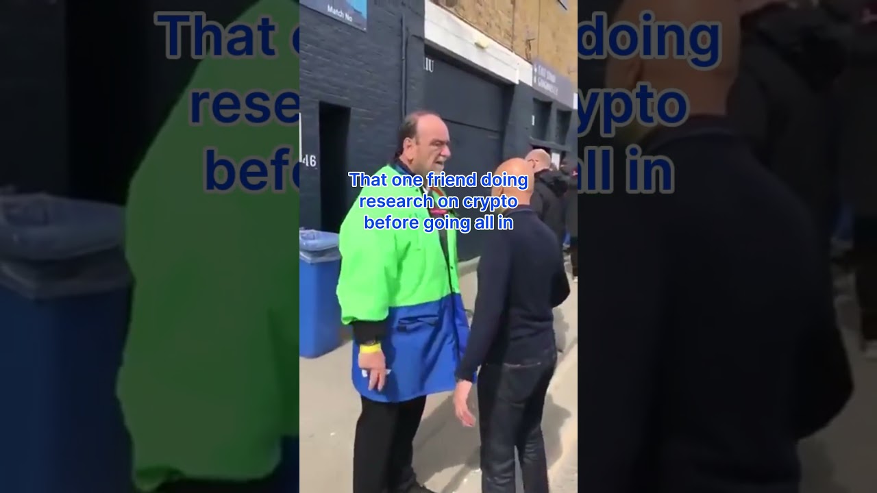 POV: That one friend doing research on crypto before going all in