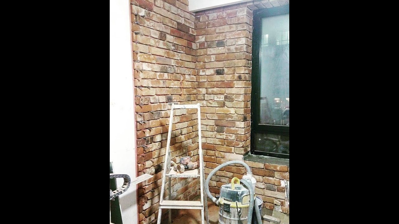 Как заполнить швы Быстрое заполнение швов в кирпичной кладке - YouTube