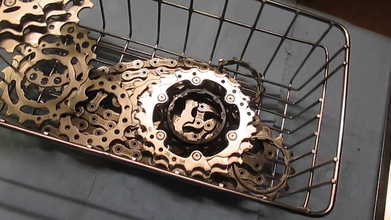 waxing bike chain