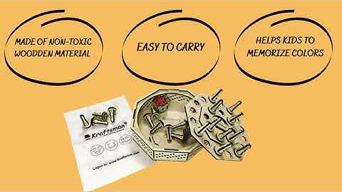 Wooden Memory Chess Game for Kids | Color Memory Chess | Educational Toy | Brain Training Board Game